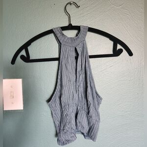 Windsor Choker Key-Hole Crop Top